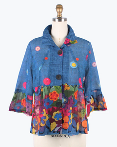 Damee Flowers & Buttons Jacket