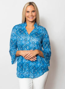 Sno Skins Crinkle Sweetheart Button Front