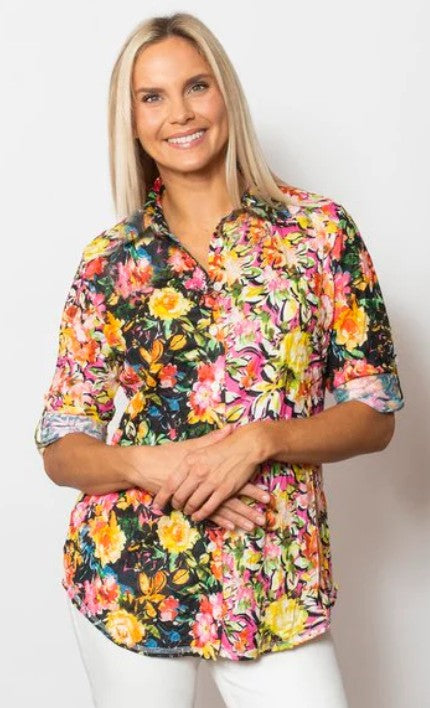 Sno Skins Crinkle Button Shirt