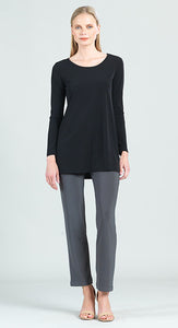 Clara Basic Long Sleeve Scoop Tunic