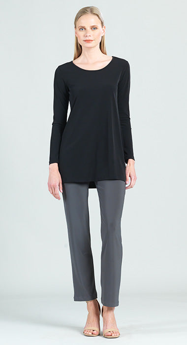Clara Basic Long Sleeve Scoop Tunic
