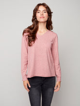 Load image into Gallery viewer, Charlie B Basic V Neck Sweater

