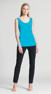 Clara Scoop Neck Mid Length Tank