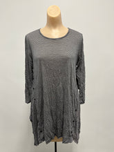 Load image into Gallery viewer, Reina Lee Stripe Crinkle Tunic

