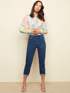 Charlie Pull On Cuffed Jean
