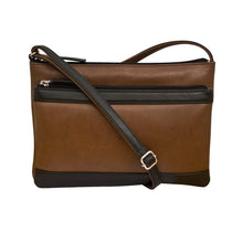 Load image into Gallery viewer, 6028 ILI DOUBLE ZIP MULTI COLOR CROSSBODY
