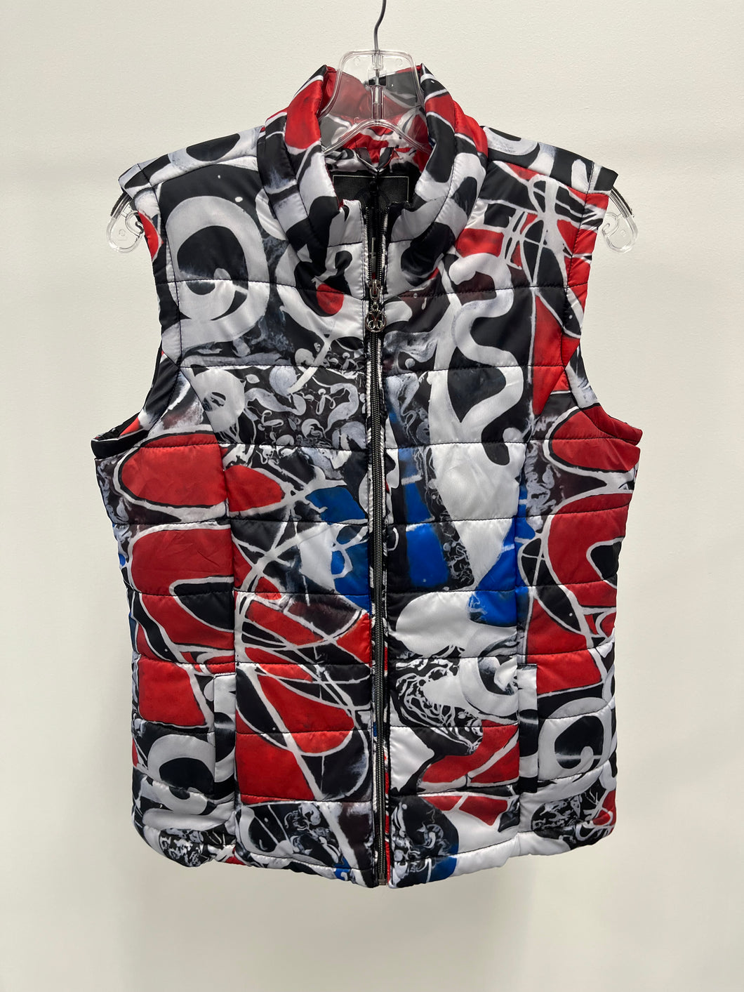 Dolcezza Print Puffer Vest