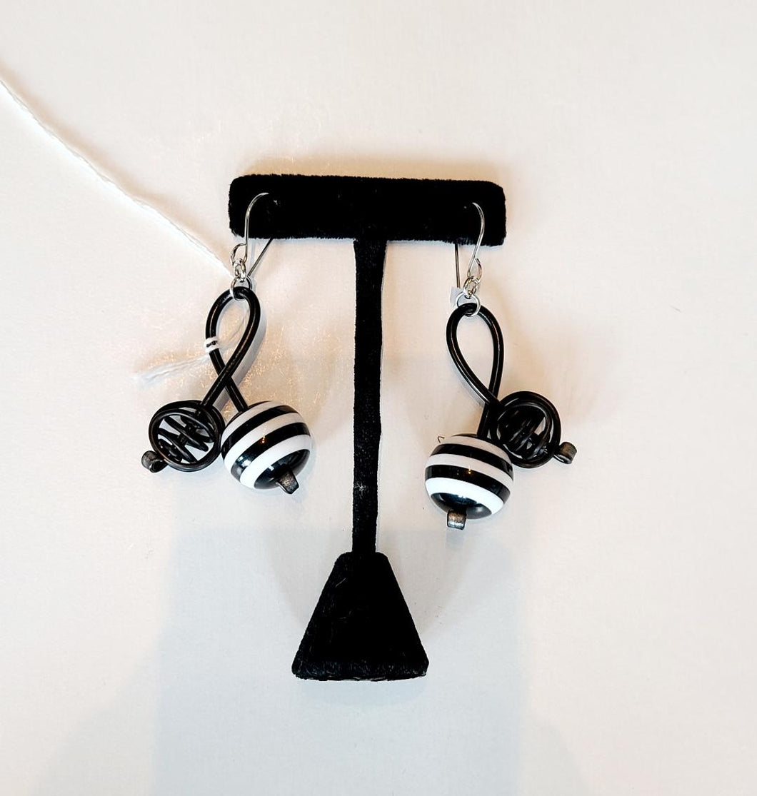 OC Stripe Ball Earring