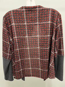 Andrea Plaid Short Jacket