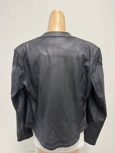 Insight Liquid Leather Jacket W/Lace