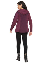 Load image into Gallery viewer, Parsley V Neck Knit Hoodie Top
