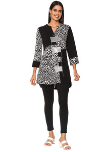 Parsley Dot Stripe Tunic
