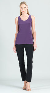 Clara Scoop Neck Mid Length Tank