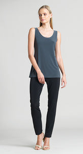 Clara Scoop Neck Mid Length Tank