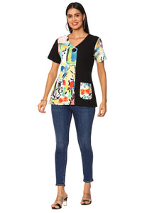 Parsley Short Sleeve Pocket Top