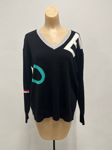 Zacket V Neck Love Sweater