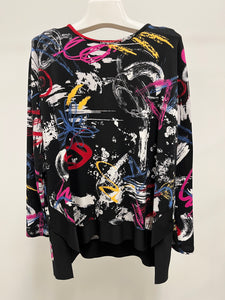 Compli K Abstract Print Boxy Top