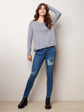 Load image into Gallery viewer, Charlie B Basic V Neck Sweater

